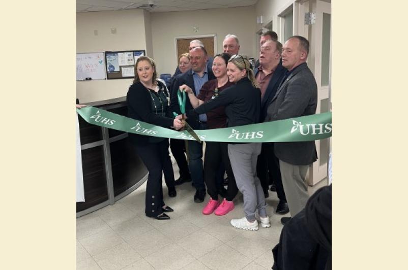 UHS Delaware Valley Hospital hosts WalkIn Ribbon Cutting United